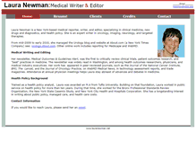 Tablet Screenshot of lauranewman.net